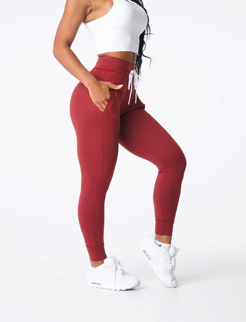 NVGTN Joggers Bordowe | 46890-FGBJ