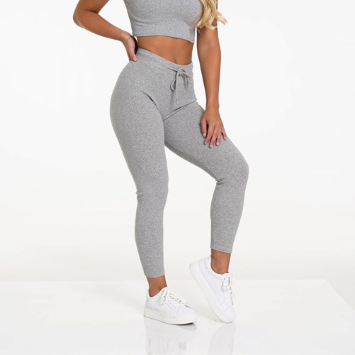 NVGTN Lazy Day Lounge Bottoms Szare | 68543-SAYK
