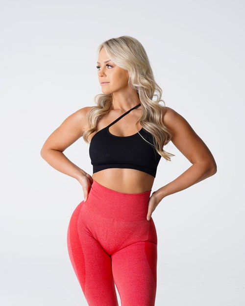 NVGTN Streamline Seamless Bra Czarne | 57630-ROYM